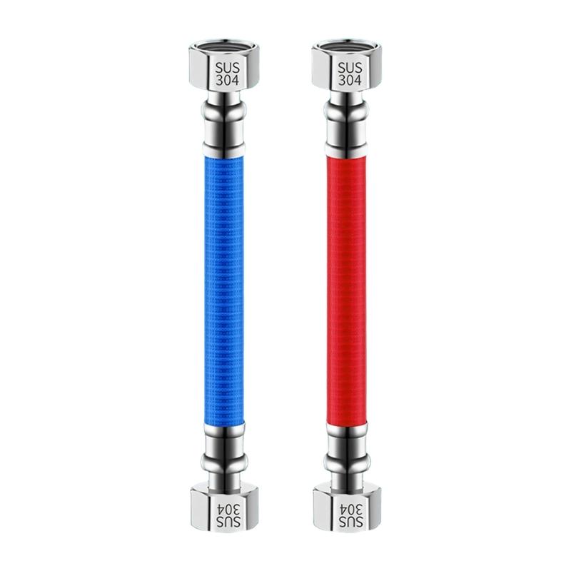 

Pair Of Adjustable 304 Stainless Steel Water Heater Tubes 3 4 Inch FIP For Dependable Hot Water System 30cm