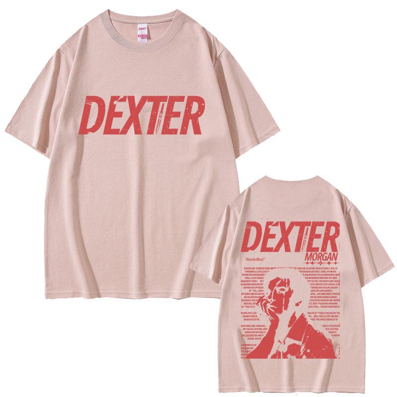 TV Play Dexter Morgan Graphic Tshirts Men Women 90s Vintage Oversized Short Sleeve T Shirts Mens Casual 100 Cotton Tshirt