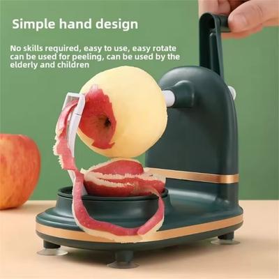 Hand Crank Apple Peeler Manual - 3 In 1 Stainless Steel Blade Fruit Peeler, Core Slice Cutting Tool  Kitchen Household Gadget