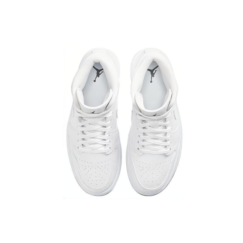 Jordan 1 Mid White Snakeskin Women's Jordan BQ6472-110