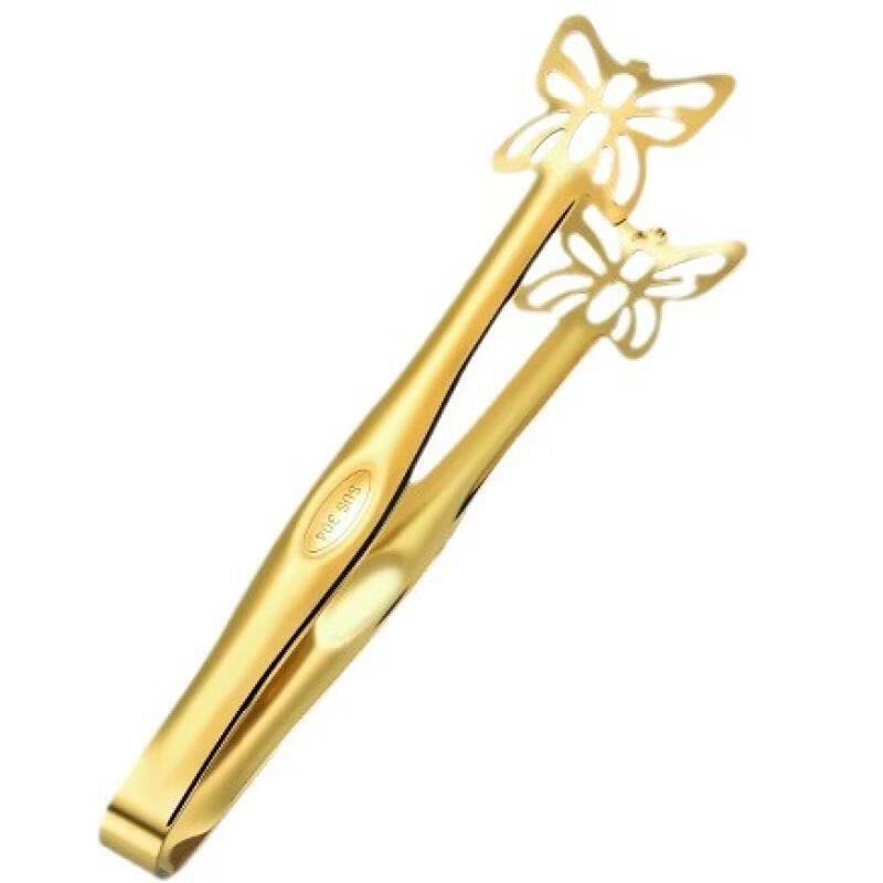 SMVP 304 Stainless Steel Butterfly Food Tongs
