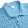 Men's Summer Beach Outfits 2 Pcs Jacquard Knit Lounge Short Sleeve Shirts and Shorts Vacation Texture Sets