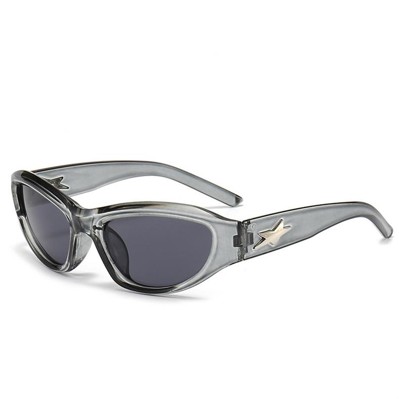 Sweet Cool Y2K Cyberpunk Futuristic Sunglasses Women Men High-end Style Photo Projection UV Protection Fashion Sun Glasses