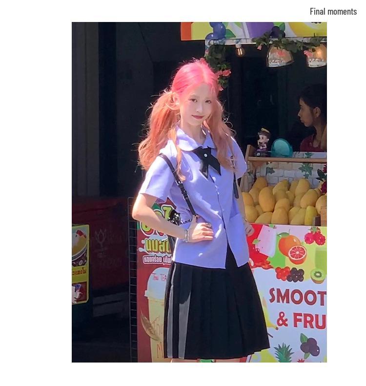 JK Uniform Thai-Style School Outfit Set for Girls - Ideal for Junior To High School: Graduation, Sports Meets, Choir Performances