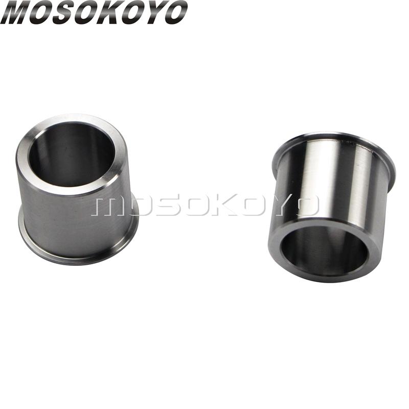 For Harley Wheel Bearing Reducers 1" To 3/4" Axle Reducer Spacer Kit for Sportster Touring Softail Dyna with 1" Sealed Bearings
