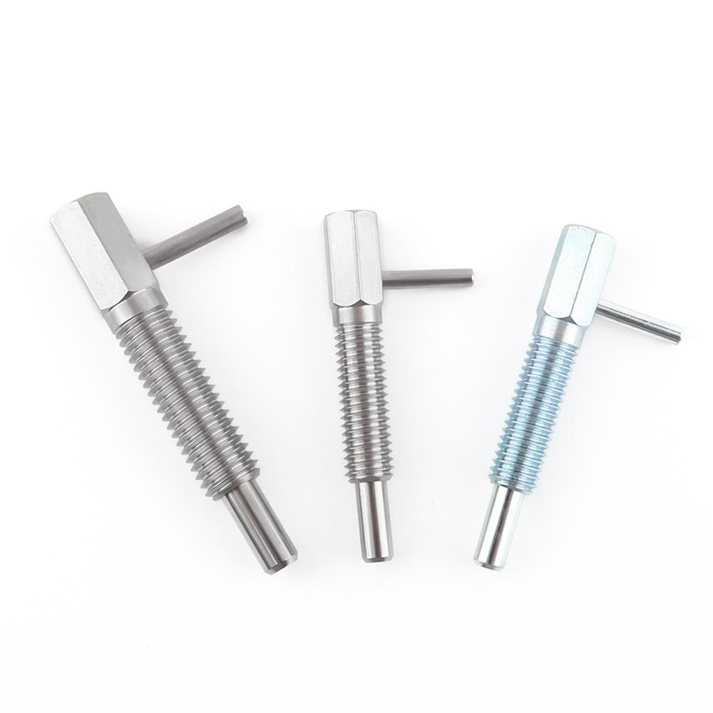 Lever Type Hand-Retractable Plungers Stainless Steel/Carbon Steel Indexing Plungers Spring Plunger With Coarse Thread M6 M8 M10 M12 M16