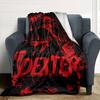 1pc Dexter Throw Blanket Soft Flannel, Cozy All Season Polyester Perfect for Home, Office