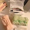 1pcs Creative Korea Style Bow Pencil Case Large Capacity Multi-layer Storage Drawstring Pencil Bags Office Supplies Storage Bag
