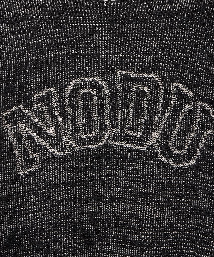 NODU Logo Ring Round Knit [Black]