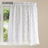 Window Voile Chic Long-lasting Easy To Install Window Voile Widely Applied Window Tulle Window Tulle for Dorm