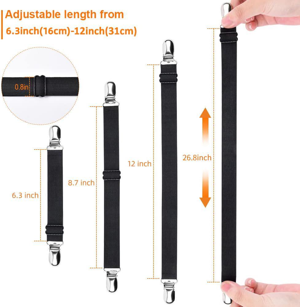 Adjustable Elastic Sheet Straps - Heavy-Duty Sheet Holders In Stock