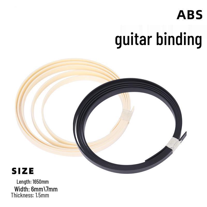 ABS Guitar Binding Strip for Inlay and Decoration, 1650 x 6 x 1.5mm