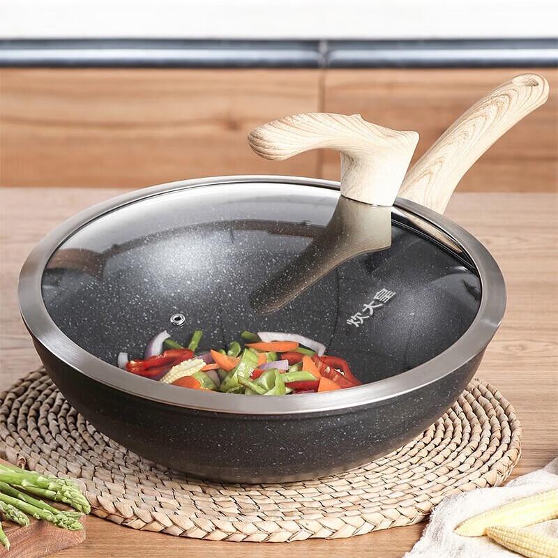 

Chui Da Huang 32cm Non-stick Maifan Stone Wok