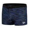 Speedo Mens Valmilton Wavy Pattern Slim Swimming Trunks
