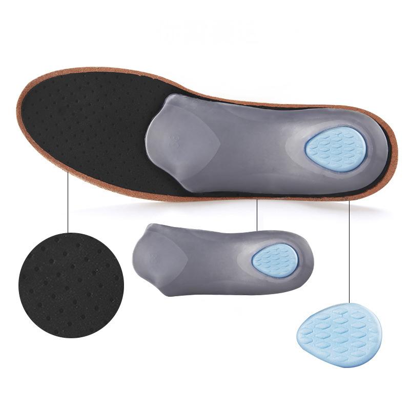 Men's and Women's Orthopedic Insole Leather Arch Support