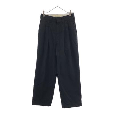 THE SHINZONE Made In Japan Pinstripe Tack Wide Pants 34 Black Men's Used