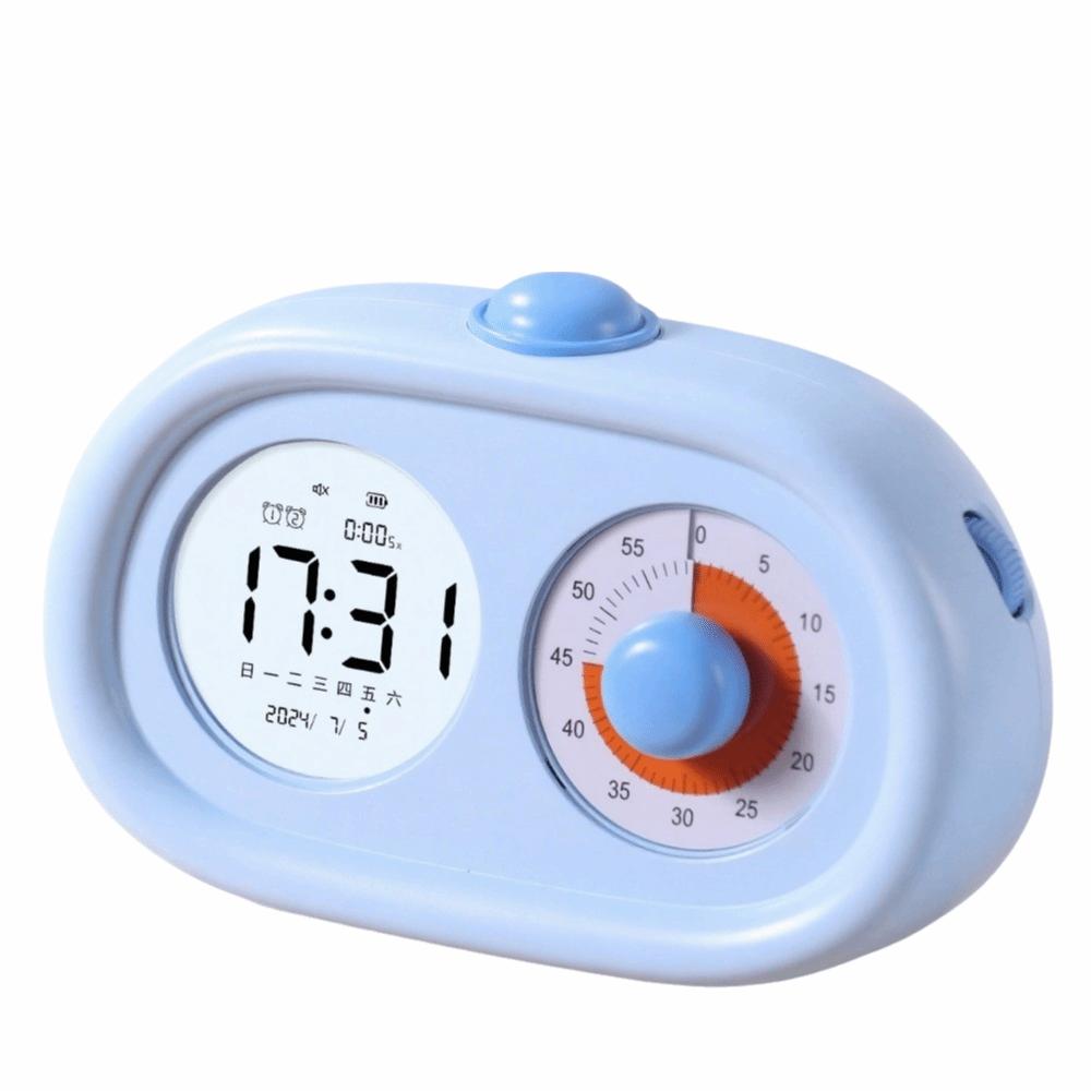 Dual Screen Time Manager Multi Functional Visual Timer New Alarm Clock Student Time Management