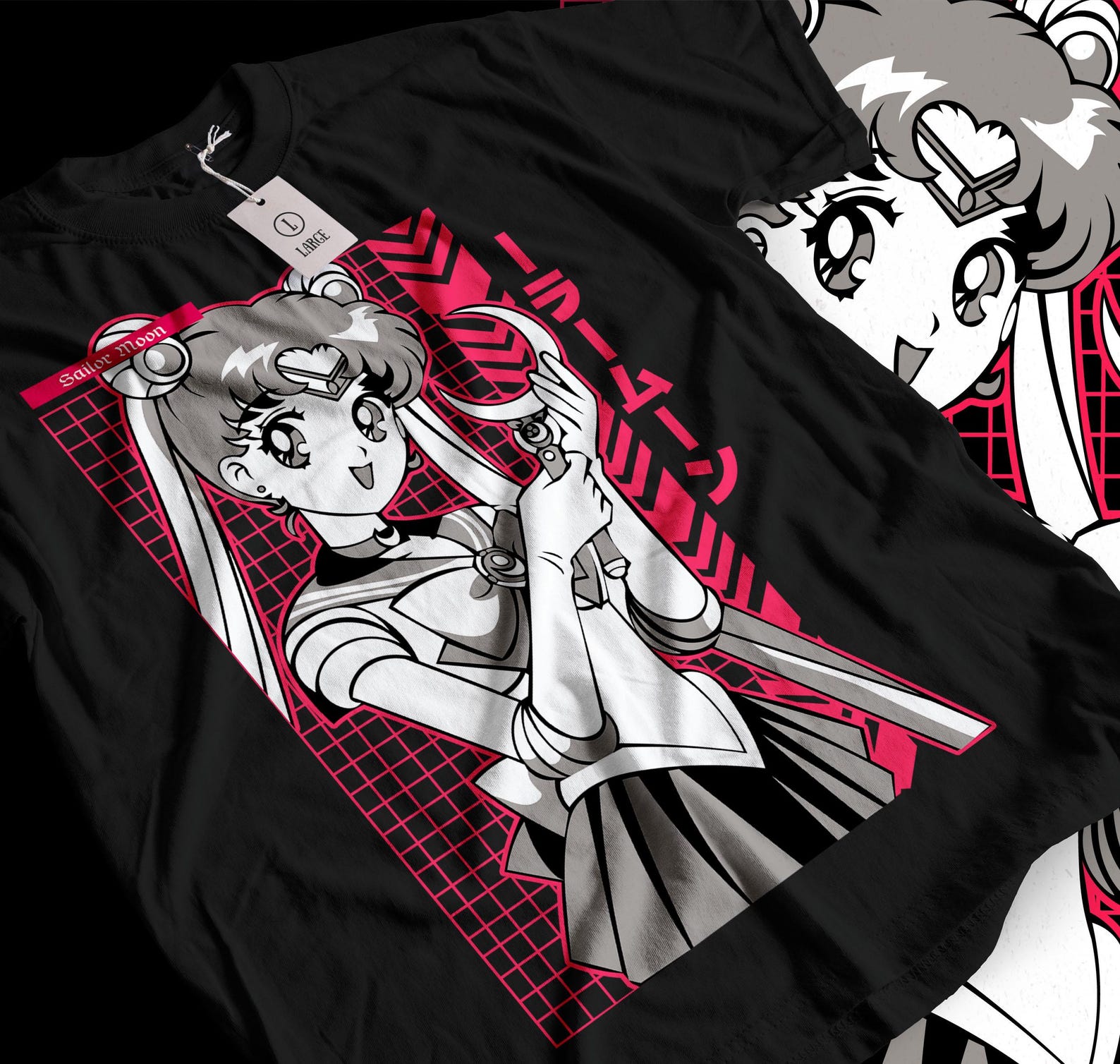Unisex Waifu Material Anime T-Shirt, Anime Woman Shirt S