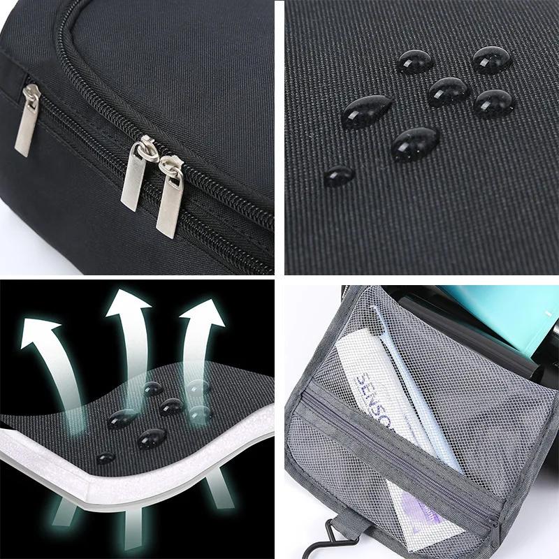 Hanging Travel Toiletry Bag Organizer and Bathroom Hygiene Dopp Kit with Hook for Traveling Accessories Toiletries Bathroom Shav