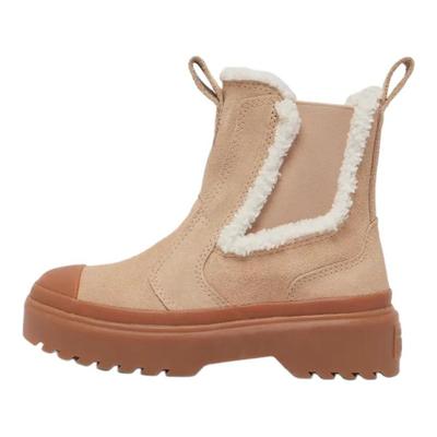 Chuck Taylor All Star Lugged Chelsea Boot PS Warm Quarry Baskets Enfant Tan Egret Gum A09258C