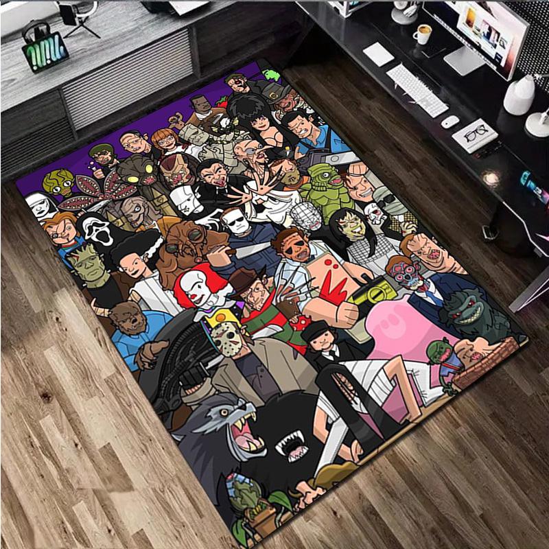Horror Characters Home Decorative Rugs Office Carpets Room Mats Computer Chair Rug Festival Gifts