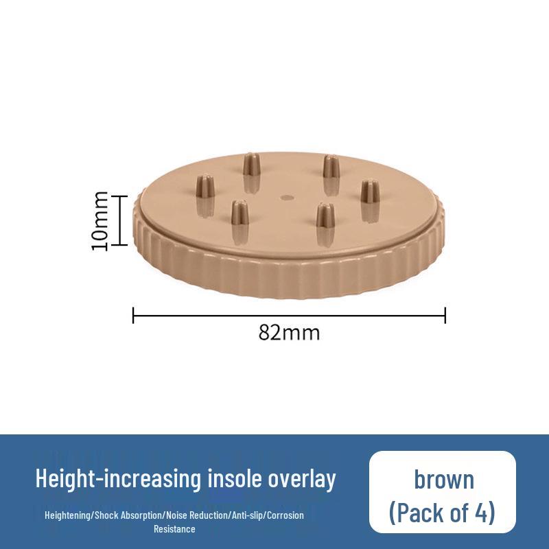 Adjustable Anti-Slip Table Leg Heightening Pads for Furniture, Coffee Tables, and Washing Machines