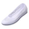 Spring and Summer New Slope Heel Nurse Shoes Women's Little White Shoes Mesh Shoes Comfortable Non-slip Hollow Breathable Casual Work Shoes