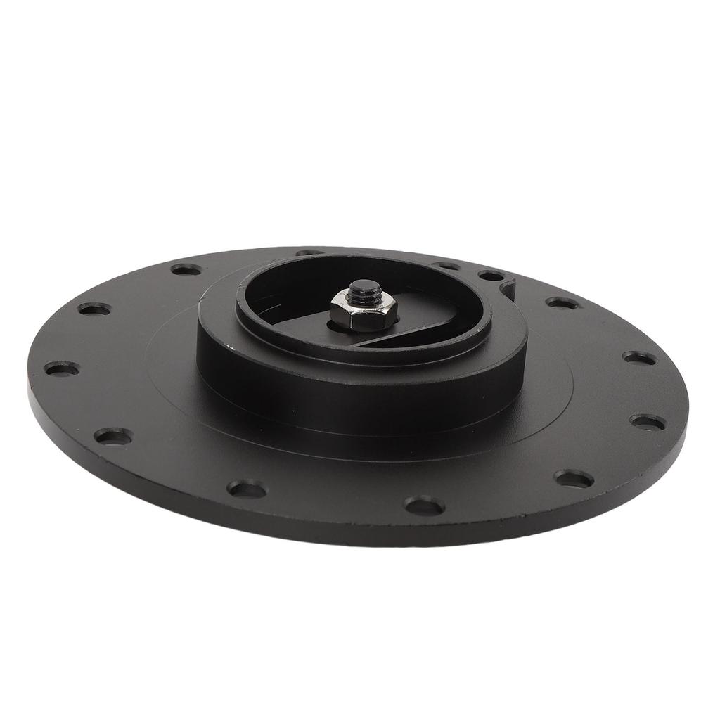 160mm Billet Aluminum Easy Fill Fuel Cell Gas Cap With 12 Hole Cell Bung and Gasket for 12 Screw 5.343 in Screw Holes