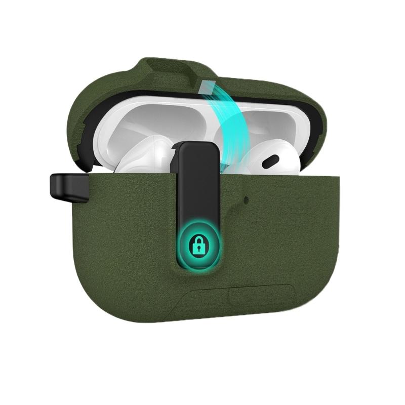 Shockproof Protective Case Phone Stand Case Magnetic Auto Lock TPU Shockproof Protective Sleeve for Wireless Earbuds
