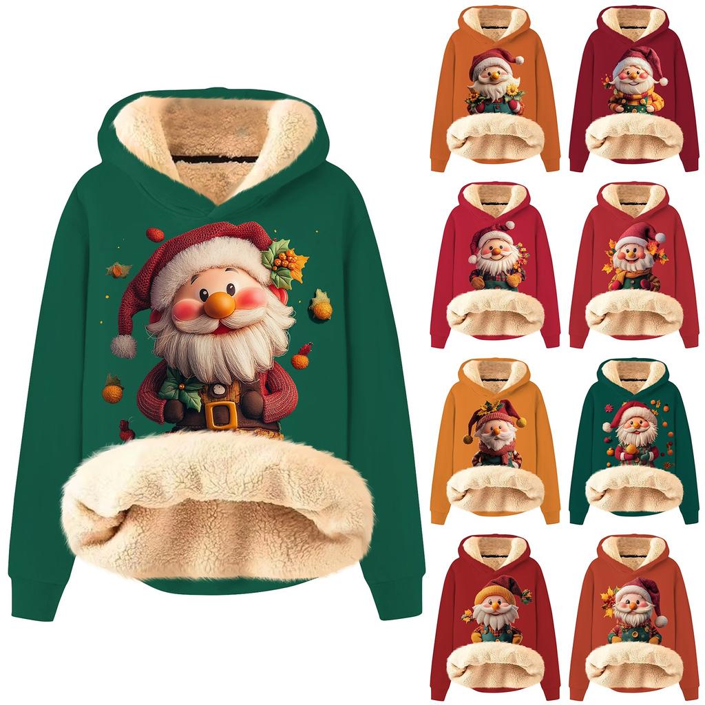 Damemote hette polstret fortykket varm juletrøye med løs genser