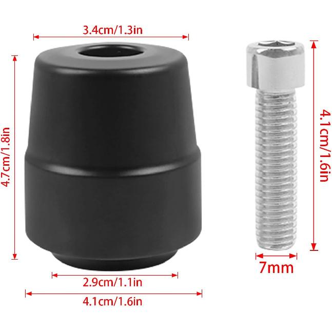 Motorcycle Handle Bar End Grips Plug Weights Hand Grips Plug Caps Replacement for Kawasaki NINJA1000 Ninja 1000 2020 2021 2022 2023