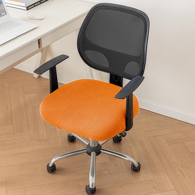 Kontorsstolsöverdrag för hushålls-universellt stolsöverdrag för dator-svängstolsöverdrag förtjockat pallöverdrag för sittdynsöverdrag