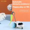 ABVS Smart Interactive Cat Toy For Indoor Cats Moving Pet Vehicle Car Auto-Running Obstacle Detection Functionality Play
