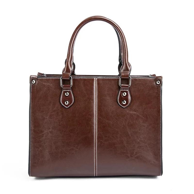 Nowa torebka damska modna jednokolorowa duża pojemność torby crossbody skórzana torba na ramię dojazd do pracy