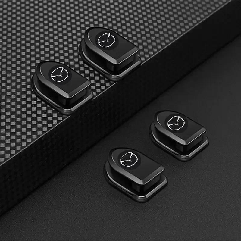For Mazda 2 3 4 5 6 7 8 323 626 CX5 CX7 CX9 RX8 MX3 MX5 2/4Pcs Mini Car Hooks USB Cable Headphone Key Storage Hooks Car Goods
