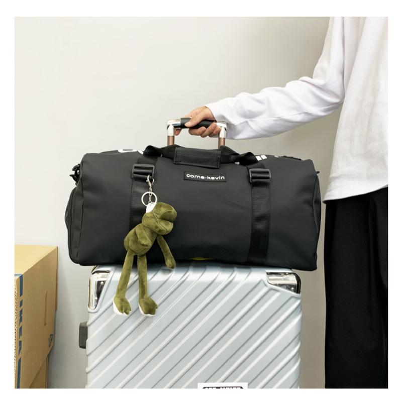 Waterproof Oxford Short Trip Travel Bag Independent Shoe Storage Luggage Bags Unisex Outdoor Leisure Sports Yoga Fitness Bag