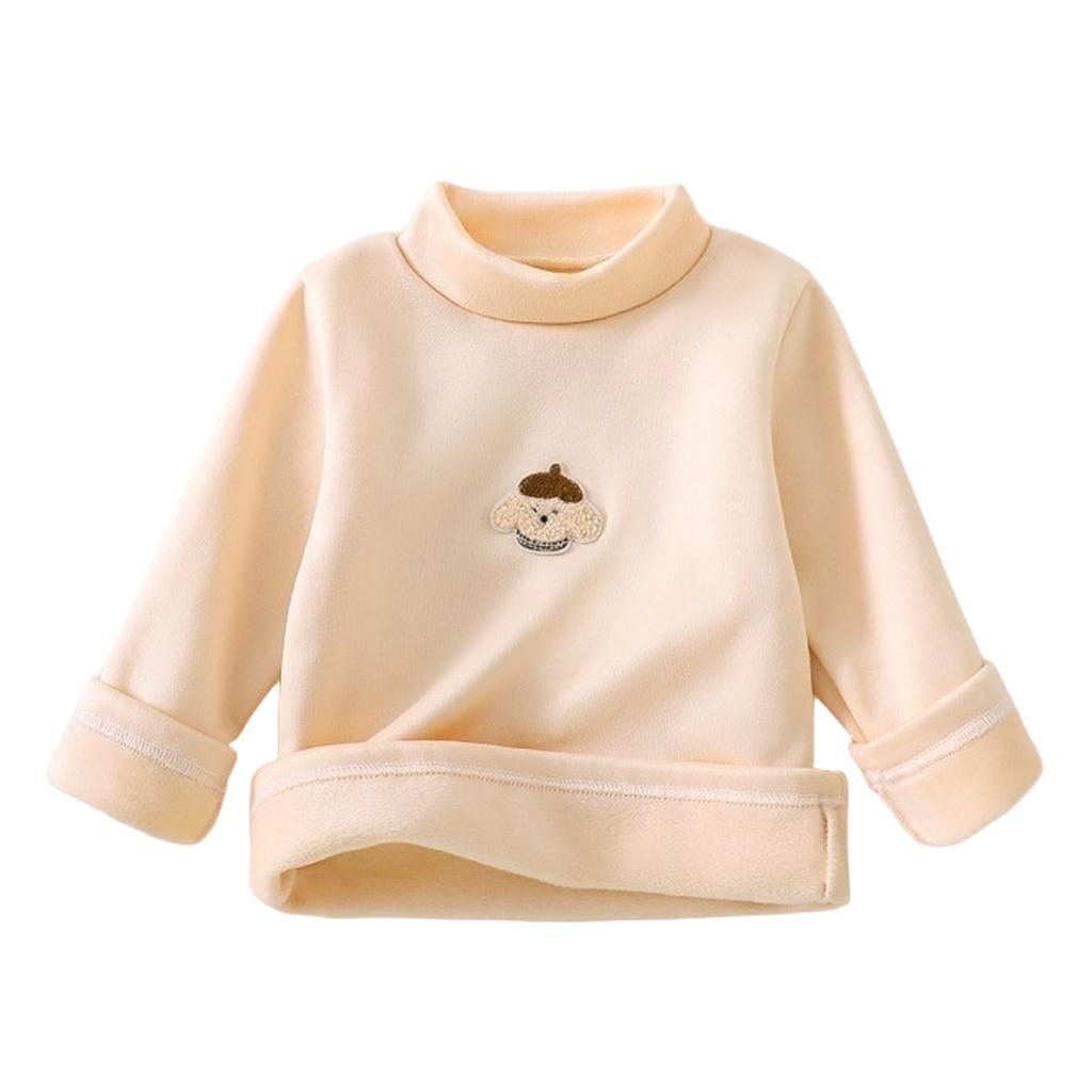 Kids Casual Turtleneck Base Layer Top for Everyday Wear