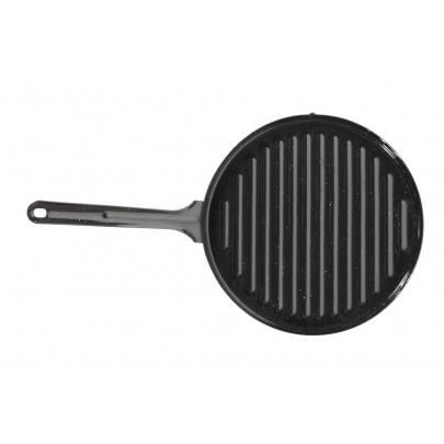 Poêle Grill En Acier Émaillé MERIDA - VAELLO CAMPOS - 26 Cm - Noir - Poêle, Grill - Acier