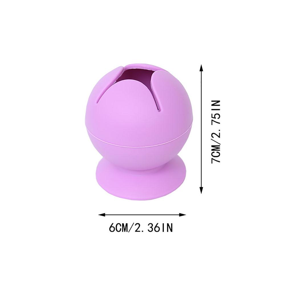 Silicone World Waste Collector Silicone Storage Box Suction Cup Handmade Garbage Collector For Desktop Accessories Tools