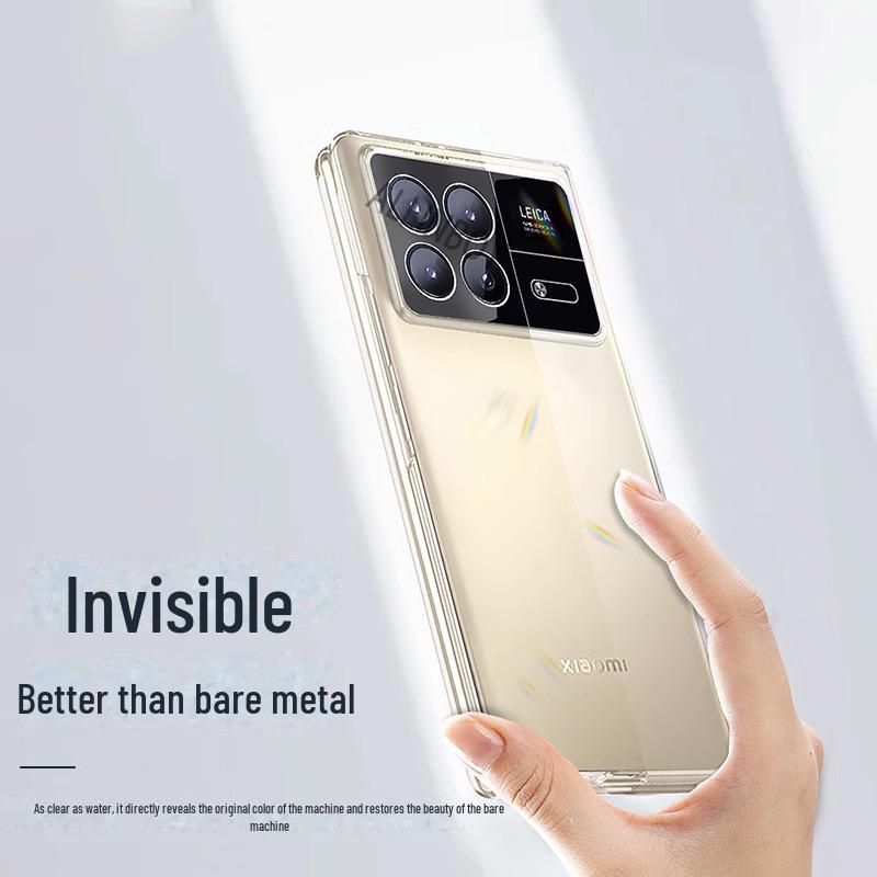 Ultratunt Transparent Fodral med Dragkedja för Xiaomi Mix Fold4/Fold3/Fold2