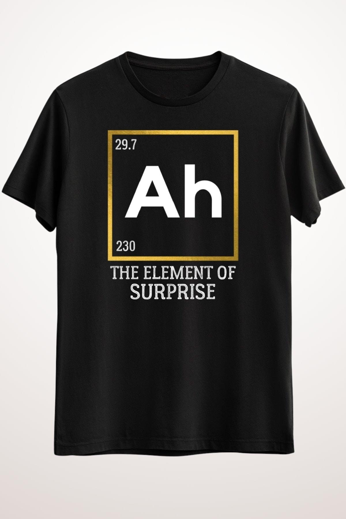 

Erkek Siyah Ah The Element Of Surprise Science Periodic Table - Ds1611