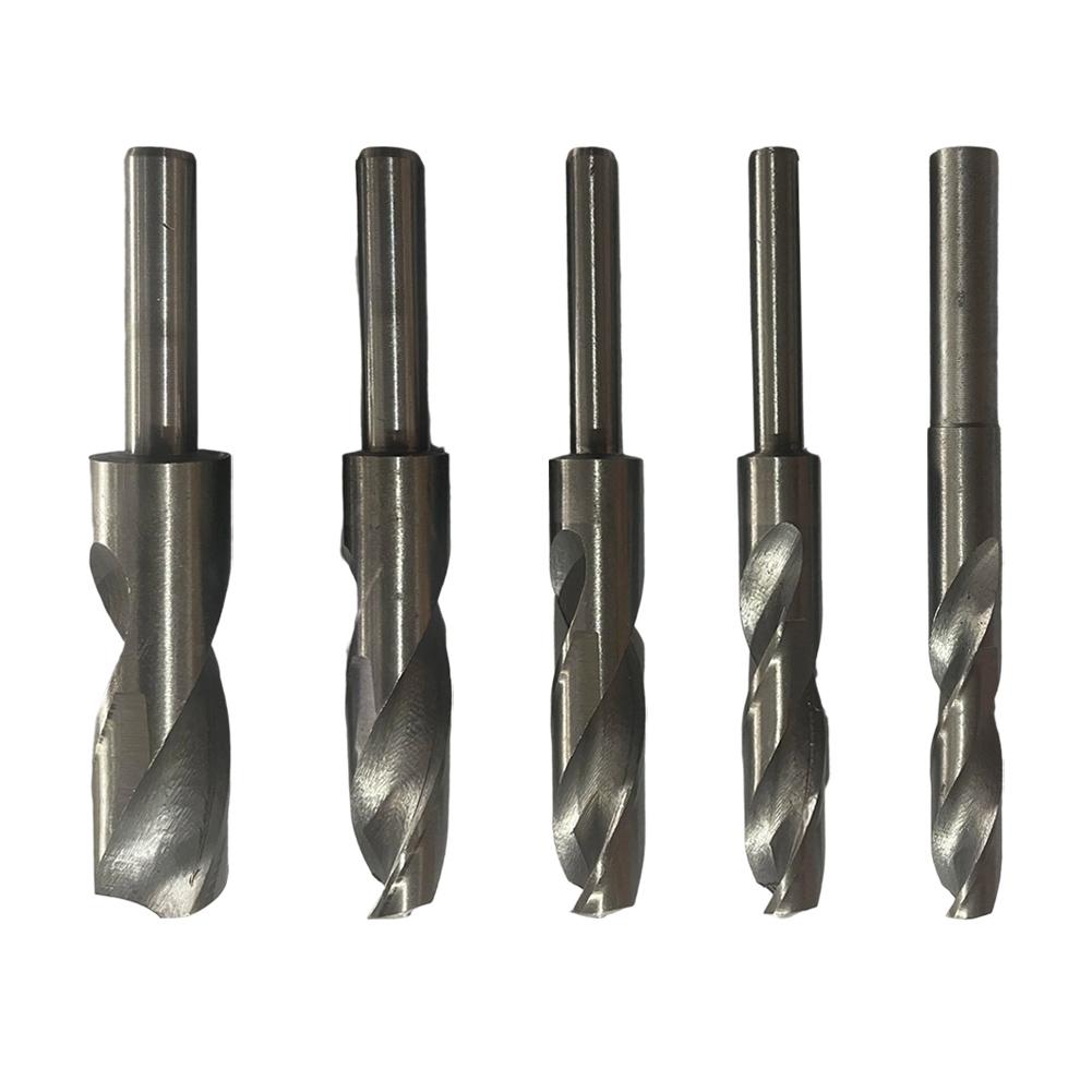 5PCS HSS Round Shank Drill Bits 135mm Length for For Metal Wood and Plastic Engineered for Enhanced Durability