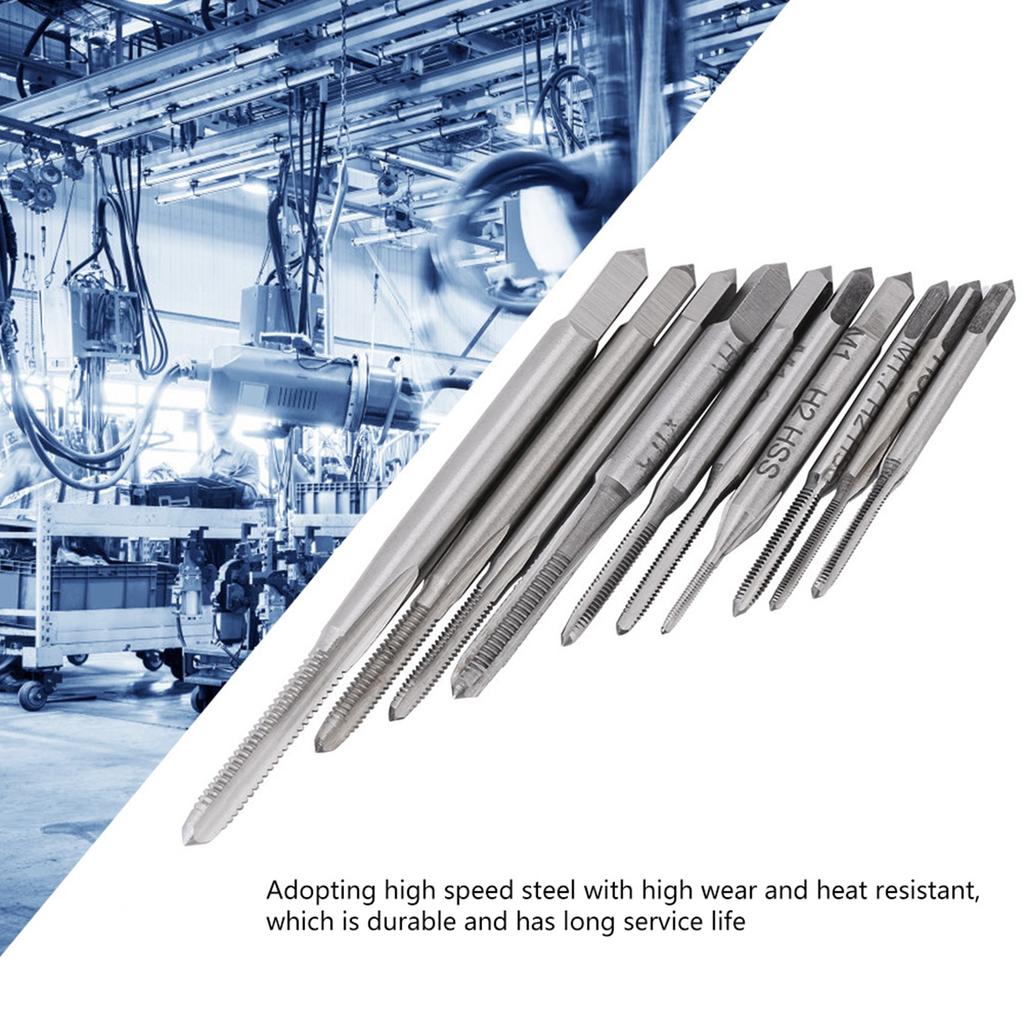 10pcs Mini M1 To M3.5 Machine Hand Tap Thread Wire Tapping Threading Taps