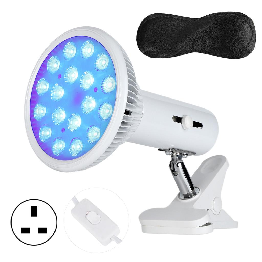 Blue Light Therapy Lamp Portable Acne Removal Baby Jaundice Treatment LED Therapy Device 110‑240V