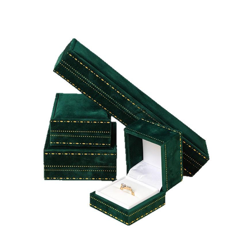 Elegant Velvet Jewelry Box for Rings, Pendants, Bracelets & Bangles