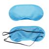 Benda per occhi da donna semplice e alla moda, maschera per gli occhi per il sonno in pura seta, copertura ombreggiante imbottita, aiuto per il relax da viaggio