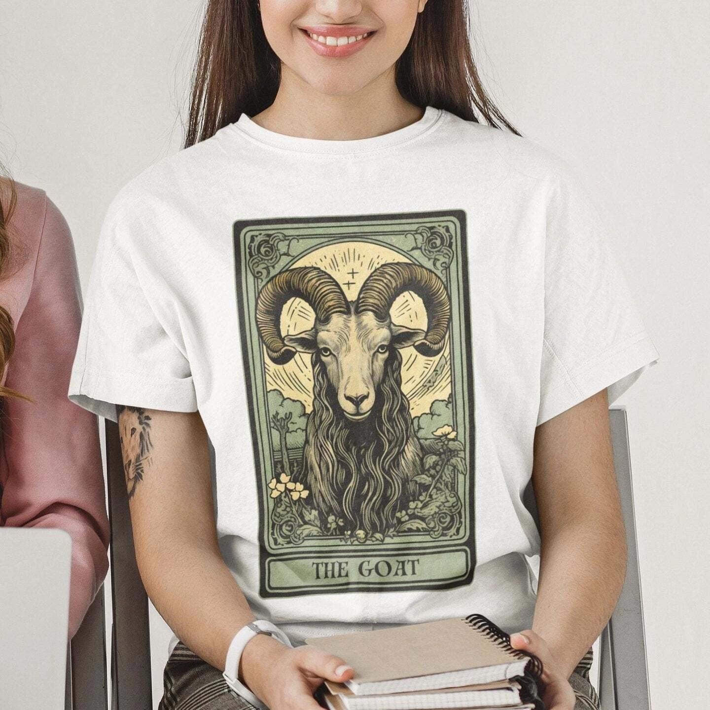 The Goat Tarot Card Shirt, Animal 4XL