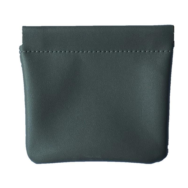 Waterproof PU Leather Makeup Bag with Automatic Snap Closure