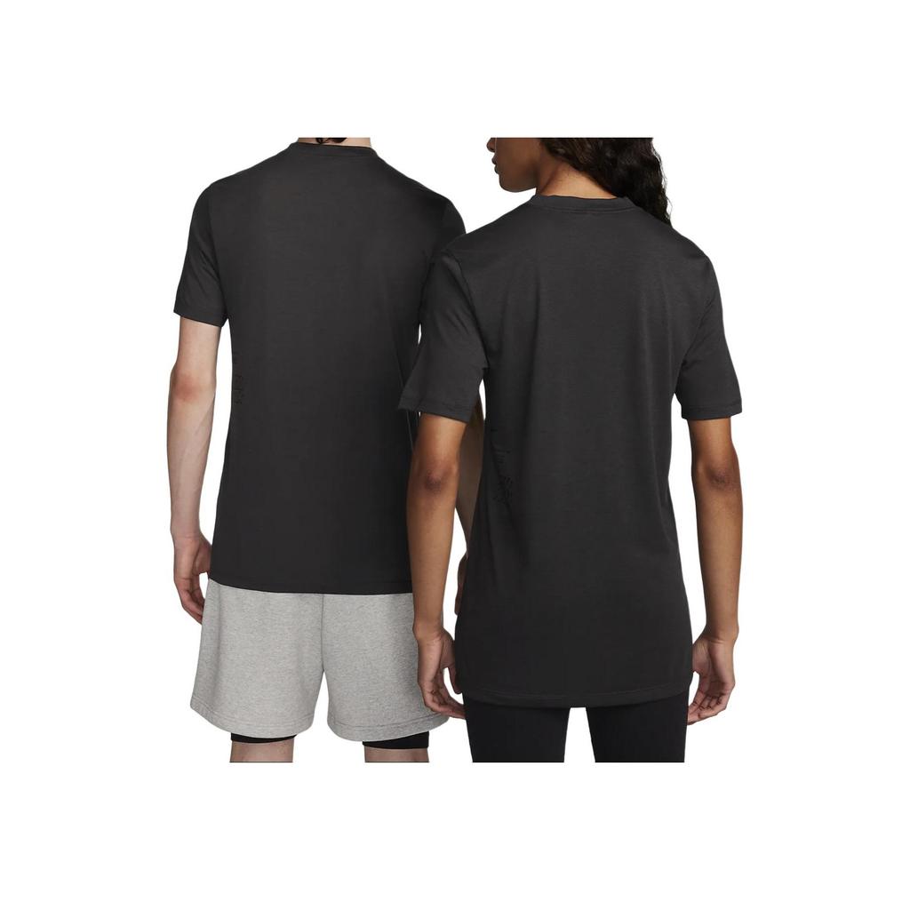Nike X 1017 Alyx 9SM Yoga Series SS24 Loose-Fit Solid Color Outdoor Casual Sports Crew Neck Pullover Short Sleeve T-Shirt Unisex Tops Black DR5356-060