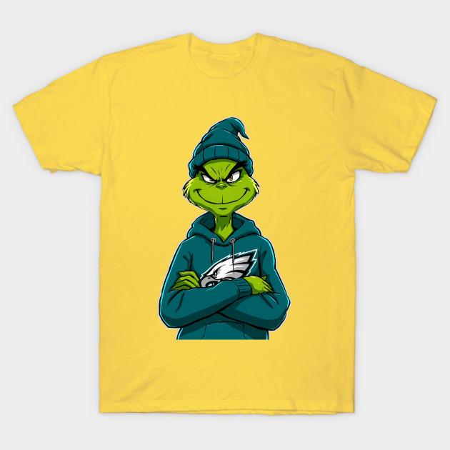 

Men Black Print T-shirt Grinch Eagle - Funny Nfl Christmas For Eagle Fan M0422 - Dorian789 #005 No-Cut Transfer Paper Print Cotton Tshirt 4XL жёлтый